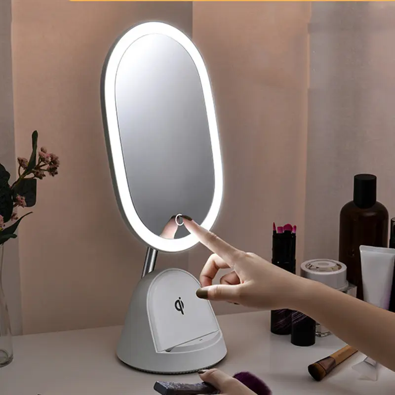Multifunctional Fashion Makeup Mirror Table Lamp Desktop