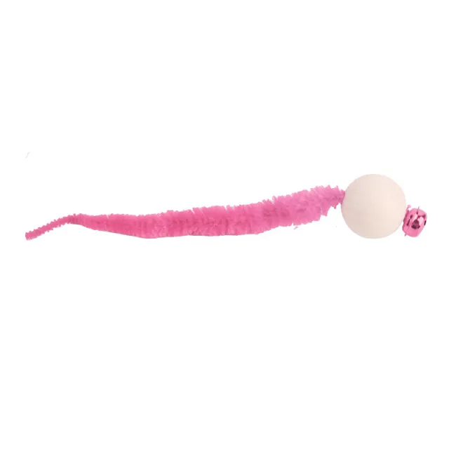 Pet cat toy tail bell Pink - Shop at LoveMi