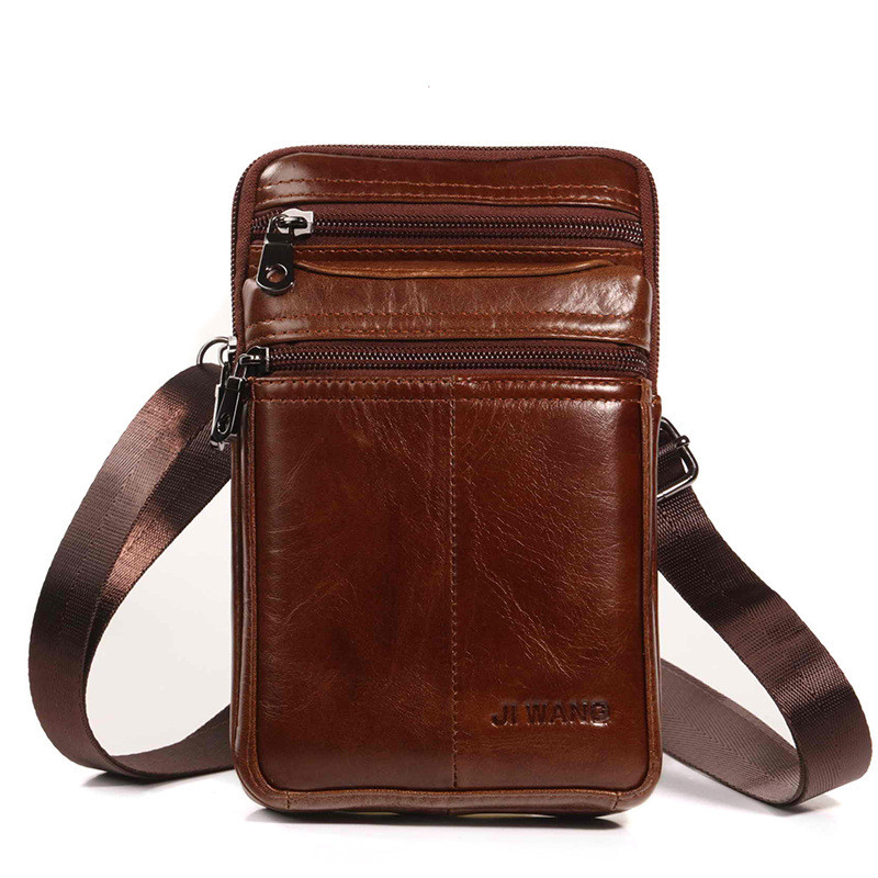 New Leather Men's Mobile Phone Pocket