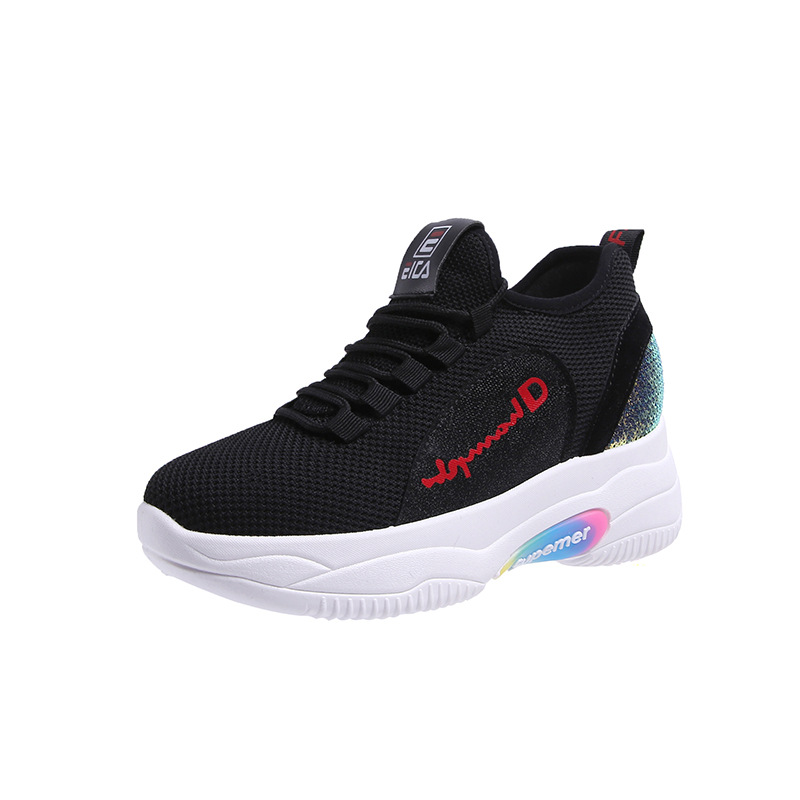 Fashion Sports Style Low top Platform Sneakers Red - Shop at LoveMi