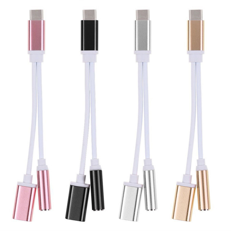 Headphone Adapter Cable Audio Cable Type-c Adapter Audio Charging