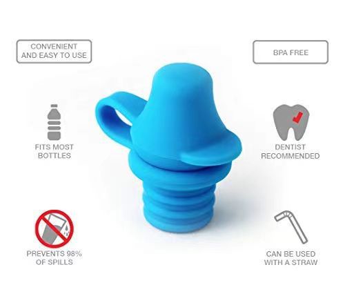 Title 2, Spill-proof Silicone Bottle Top Nozzle Leak-proof