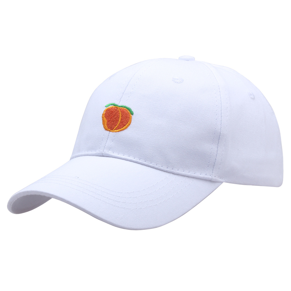 Title 3, Peach embroidery hat