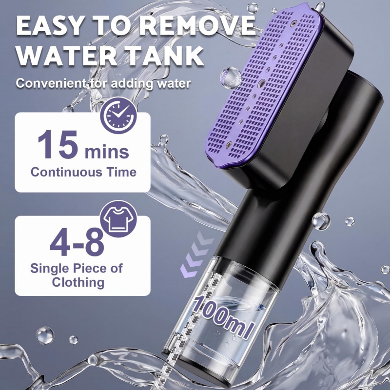 Portable Clothes Steamer, Handheld For Home Or Travel — image 10