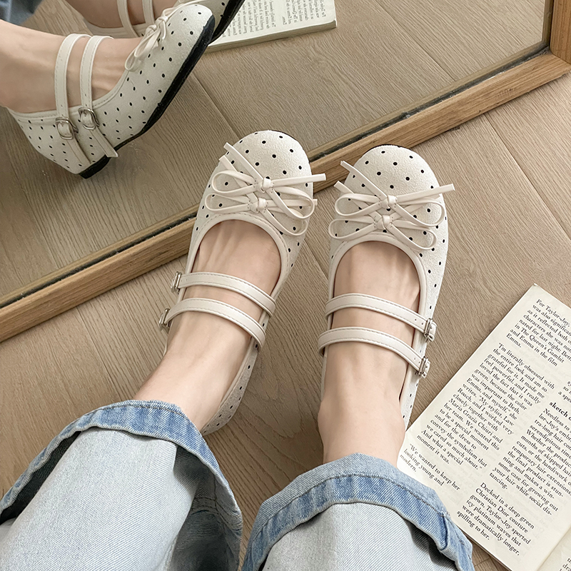 Two-Strap Mary Jane Flats, picture 2 of 2