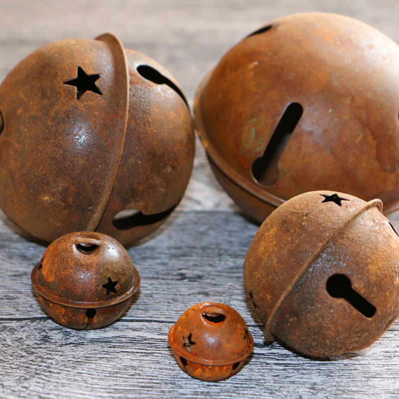 Christmas Decoration Pendant Rusty Made Old Iron Bells