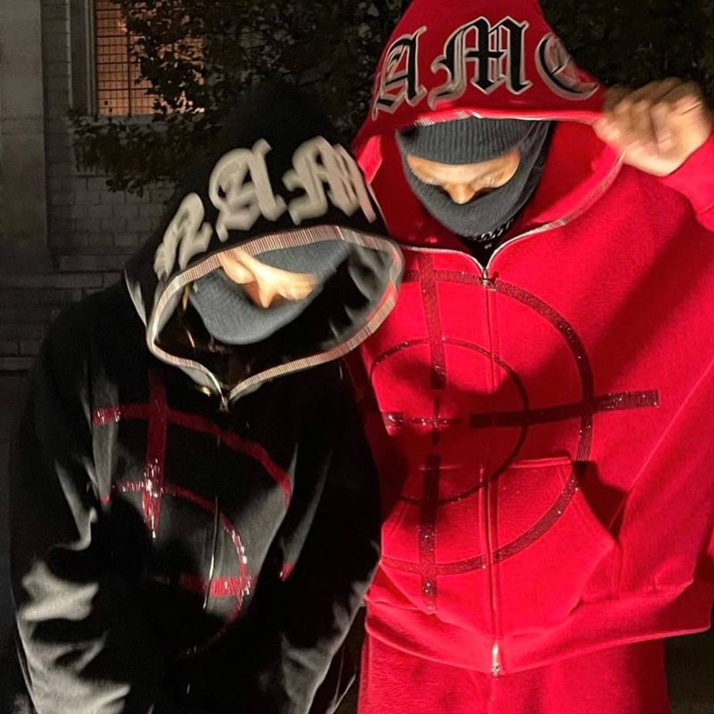 Personalized Street Hot And Diamond Embroidered Sweater Cardigan