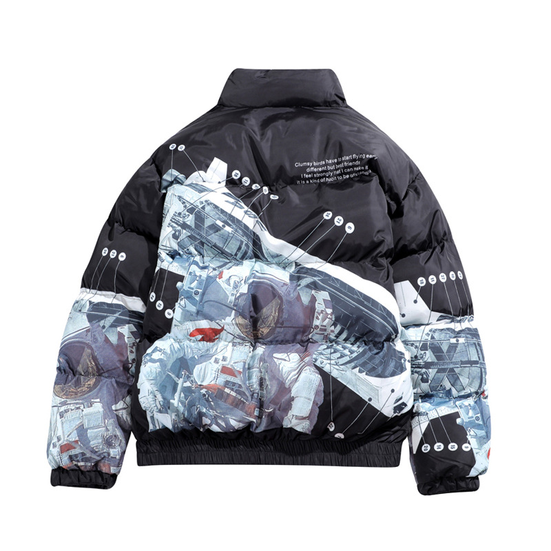 Title 1, Wattierte Jacke mit Astronauten-Print