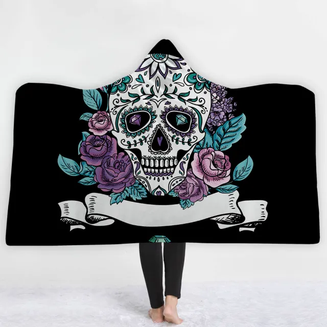 Hooded blanket cape G Arctic Fleece - Shop at LoveMi