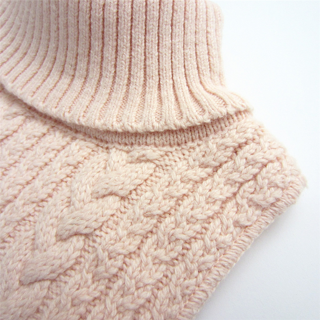 Fashion Children's Pullover Warm High-neck Knitted Scarf