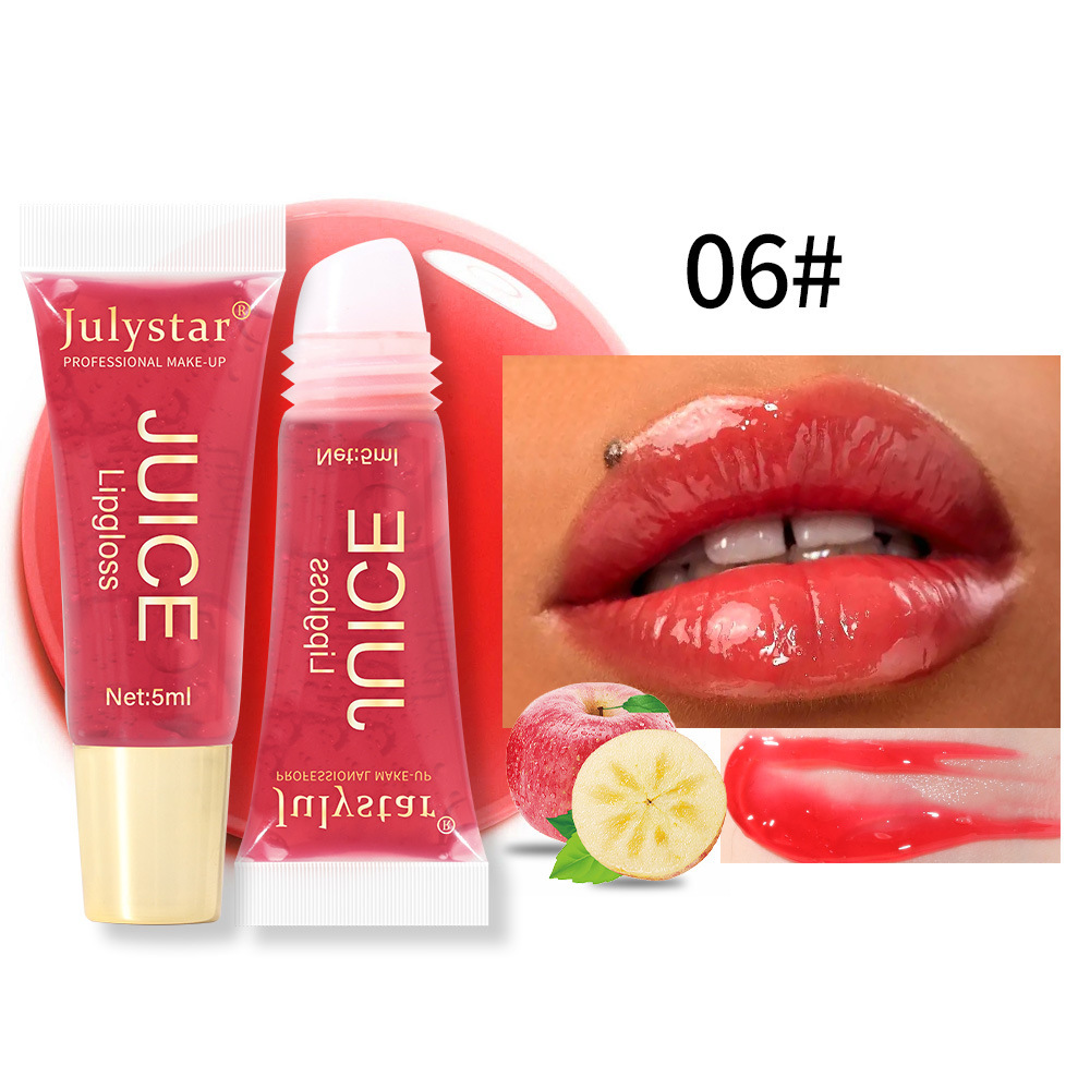Natural And Long-lasting Moisturizing Mirror Lip Oil With Fruit Flavor, Plump Lips, Moisturizing Water Gloss Lip Gloss For Beauty Makeup — foto 6