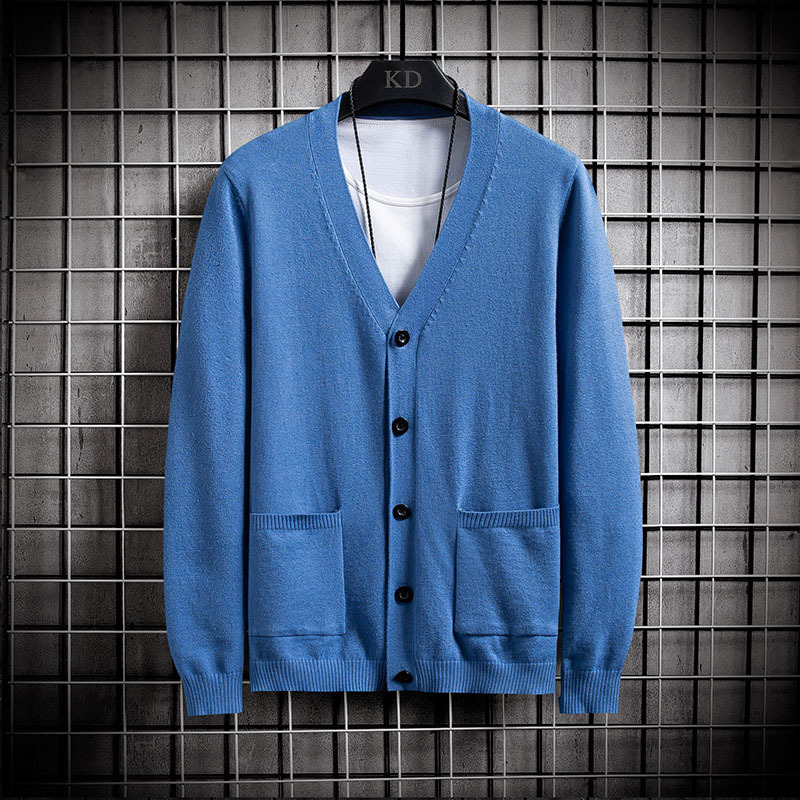 Slim Tide Brand Autumn Youth Knitting Knitting Jacket Men's Clothing