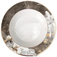 Creative Ceramic Household New Flower Style Dinner Plate - G - View 1