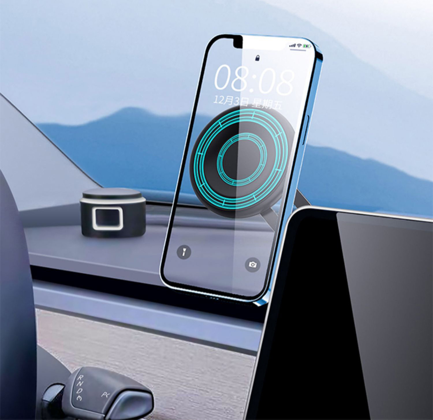 Car Phone Holder Magnetic Screen Navigation - Image 9