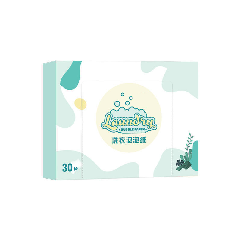 Laundry Bubble Paper Cleaning And Stain Removal  Tablets