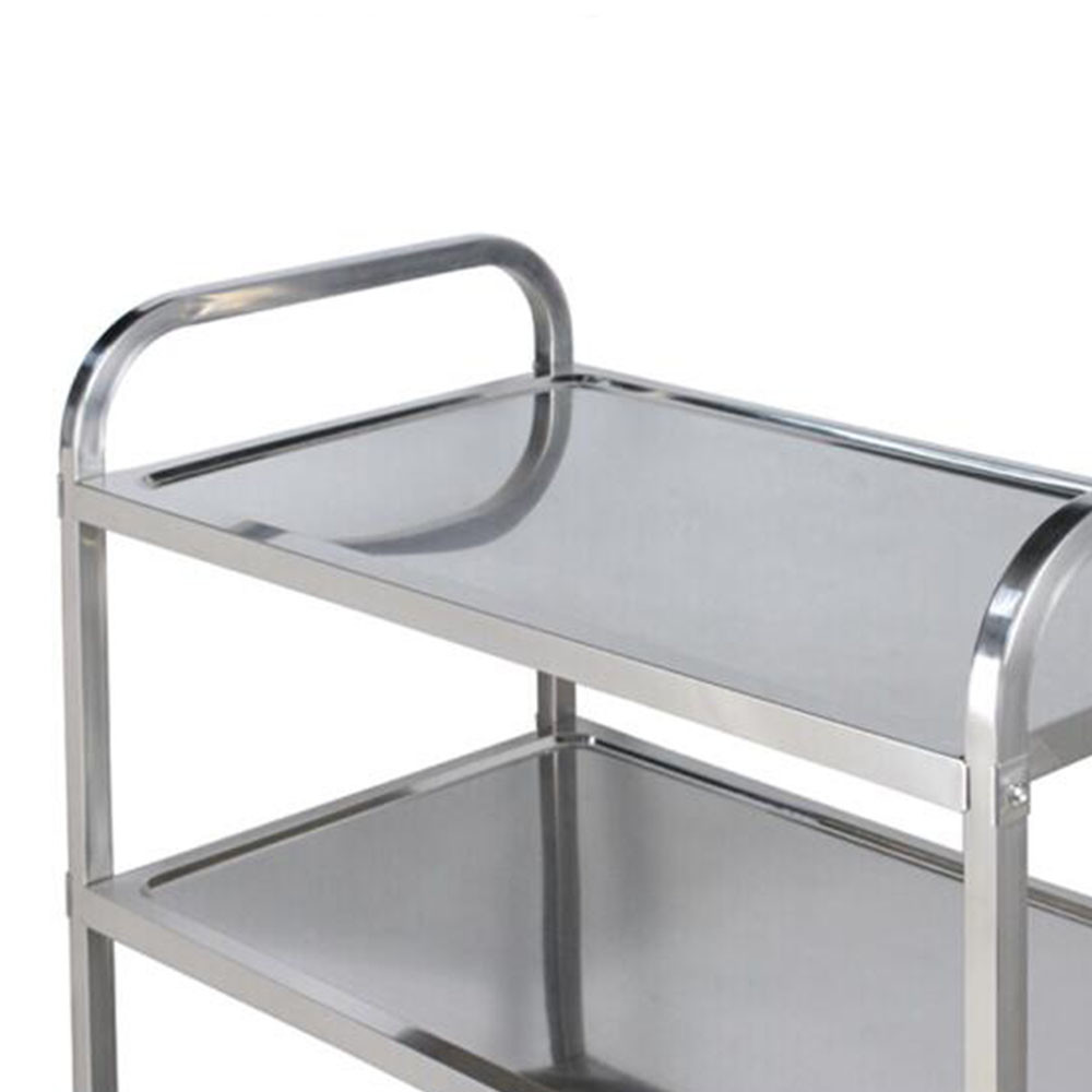 3 Tier Stainless Steel Trolley Cart Kitchen Restaurant Serving Catering Train UK — image 8