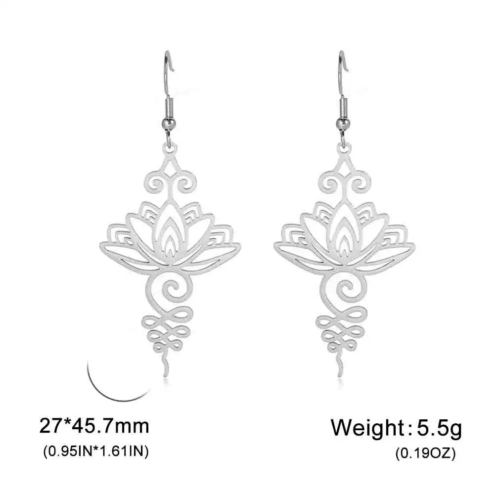 Stainless Steel Women's Simple Cutting Titanium Steel Earrings