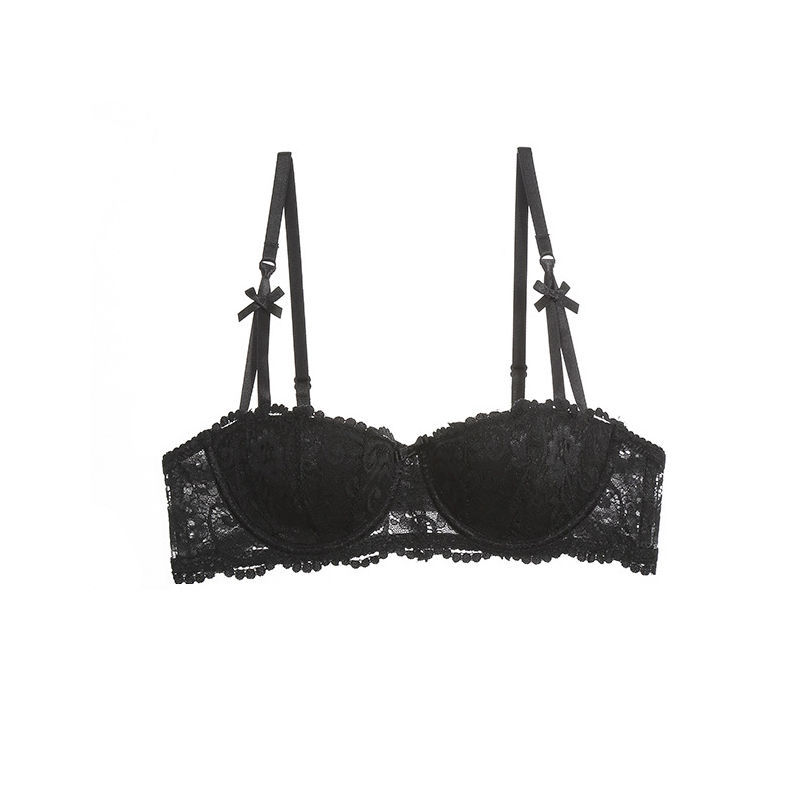 Title 9, French Pure Desire Lace Half Cup Thin Bra