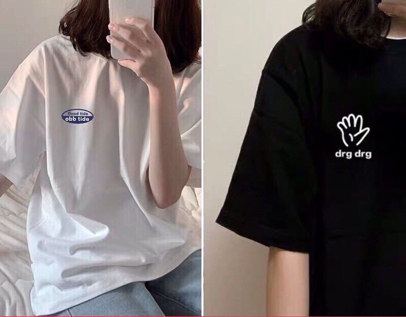 Short Sleeved Loose Korean Style Cotton Spring Summer Dress R - Shop at LoveMi