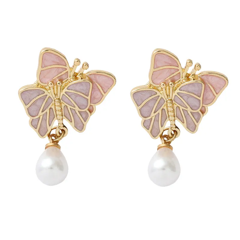 Tender Butterfly Brooch Female Silk Scarf Button