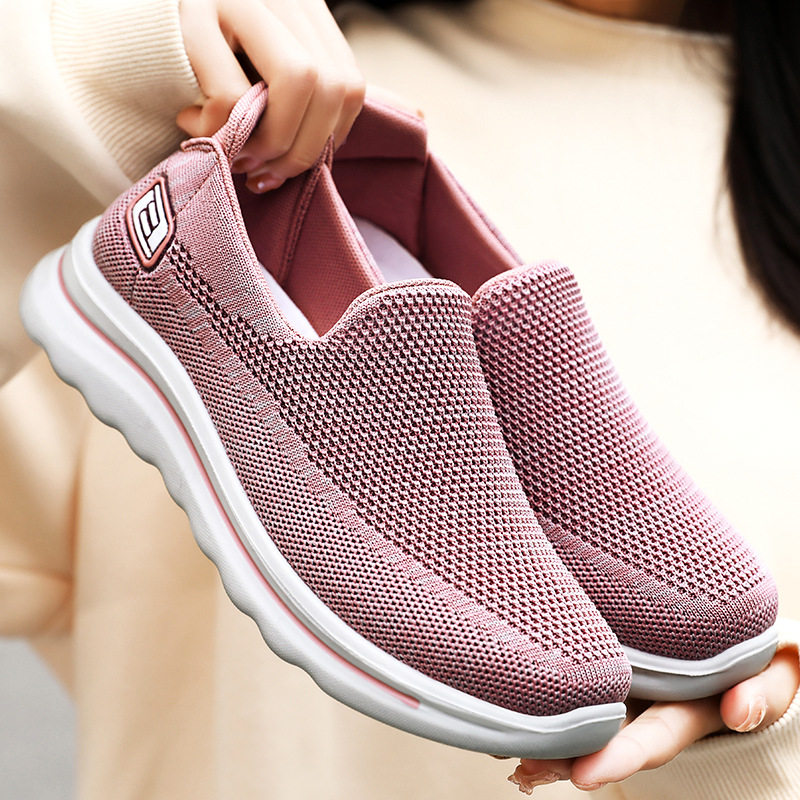 Women's Comfortable Breathable Middle-aged And Elderly Slip-on Sneakers - Image 14