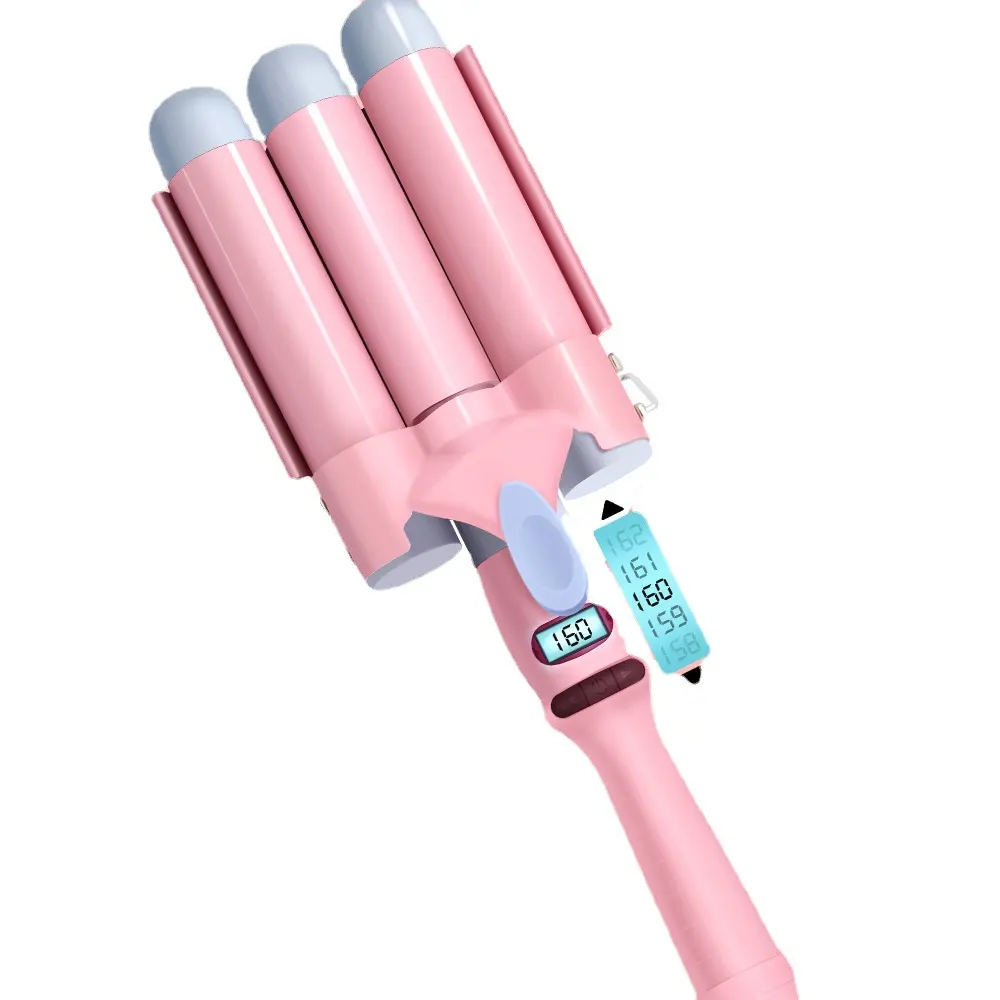Three-tube Curling Iron Manufacturer Wave Big Roll Cone