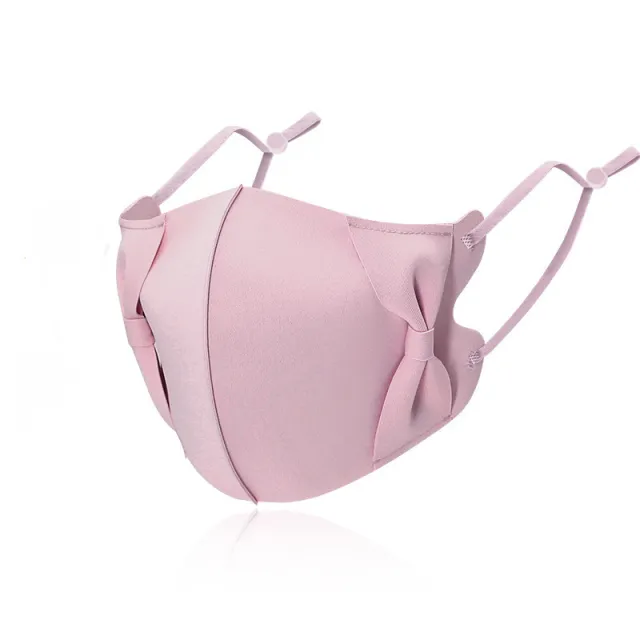 Ice Silk Mask ThinSpecial For Washable To Adjust The Cooling Feeling Butterfly Festival Pink Purple - Shop at LoveMi