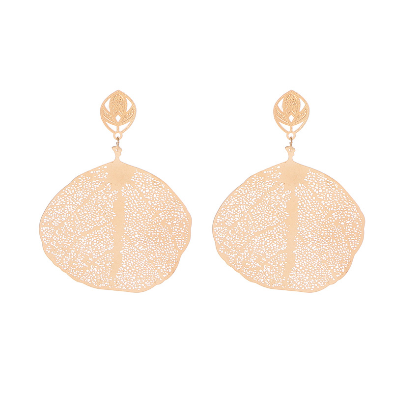 European And American Earrings Fashion Round Face Slimming Rose