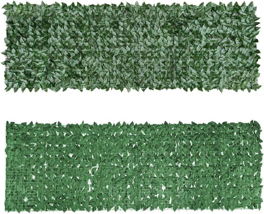 3 M Artificial Hedge Fake Ivy Leaf Garden Fence Privacy Screening Roll Wall — image 4