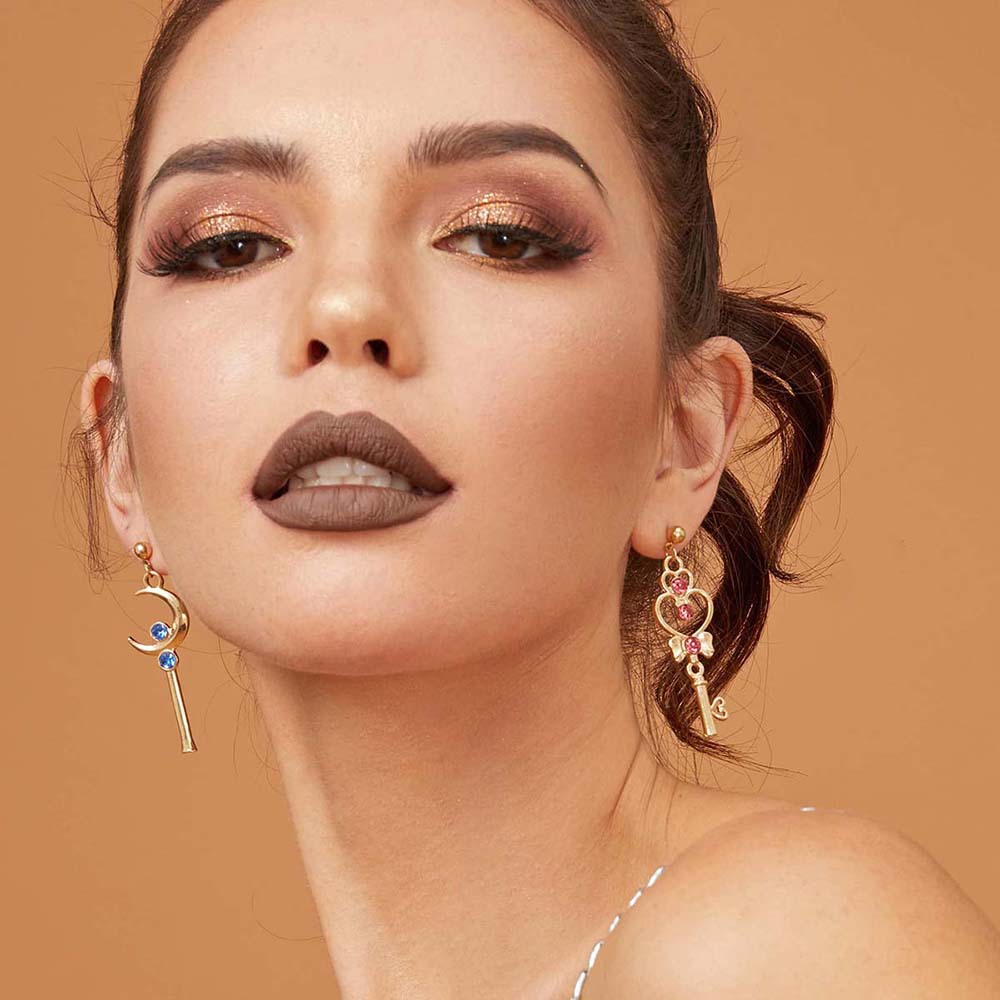 Korean Style New Exaggerated Alloy Diamond Earrings