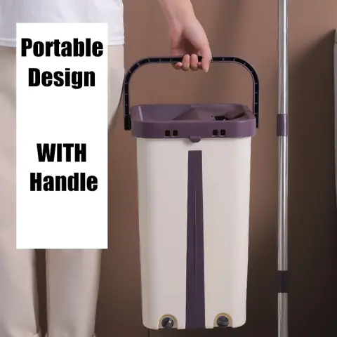 Wring Mop Bucket for Wash Floor Squeeze Lazy Mops