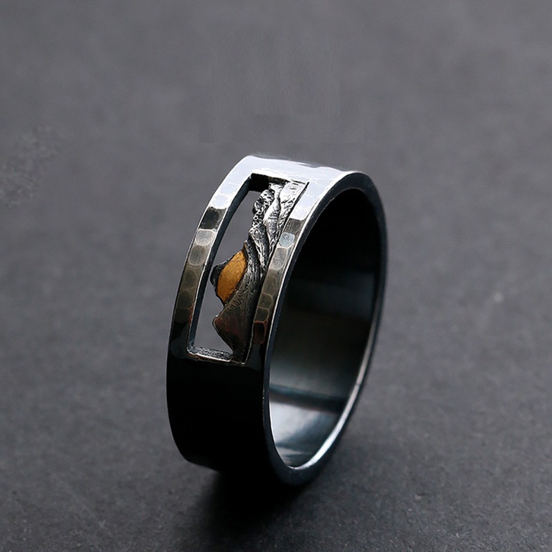 Title 2, Small Opening Design Fashion Ring, a Creative a...