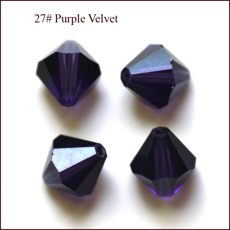 300pc  Multicolor Faceted Bicone Beads 5A Crystal K9 Glass Loose Spacer Beads For DIY Jewelry Making
