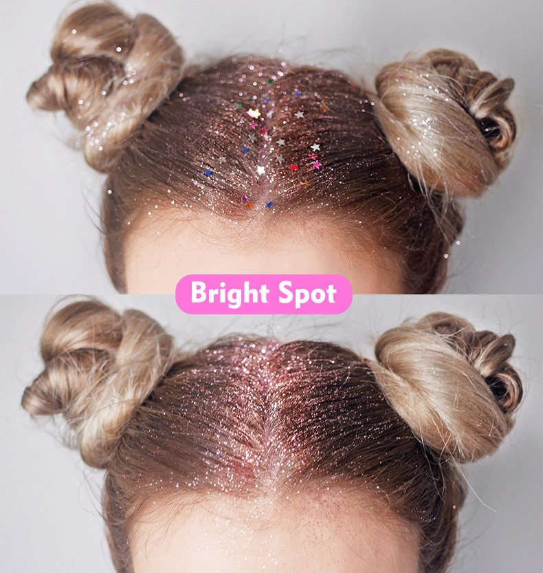 Shimmering Glitter Spray Long-Lasting Body Glitter Spray Fine Glitter Highlighting Spray