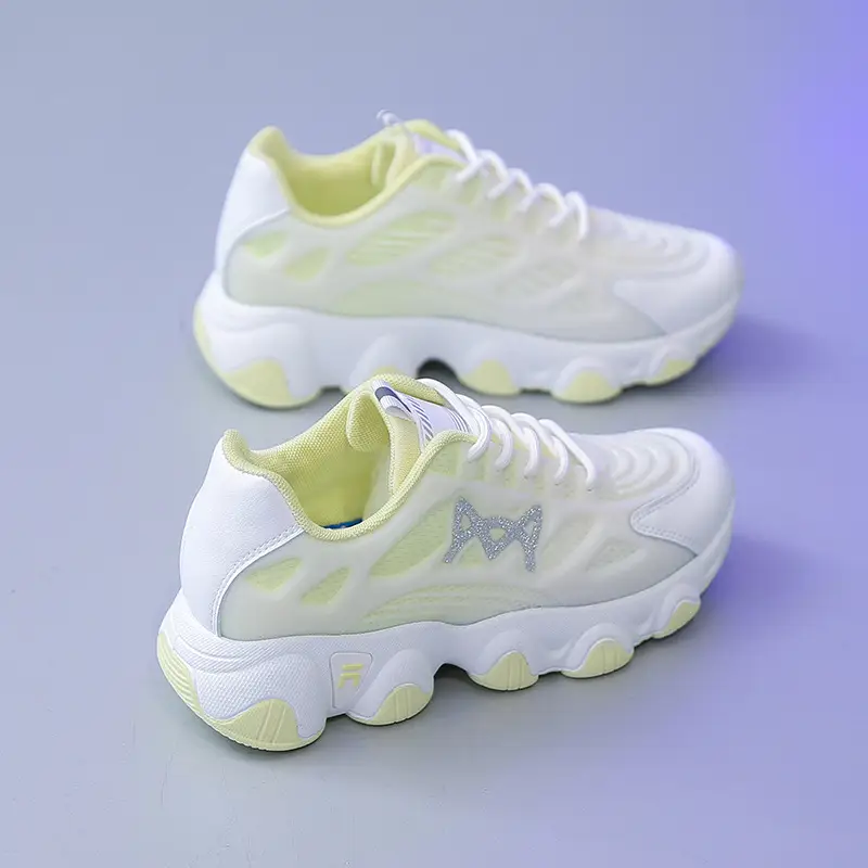Spring New Breathable Daddy Shoes Female Student Platform Sport