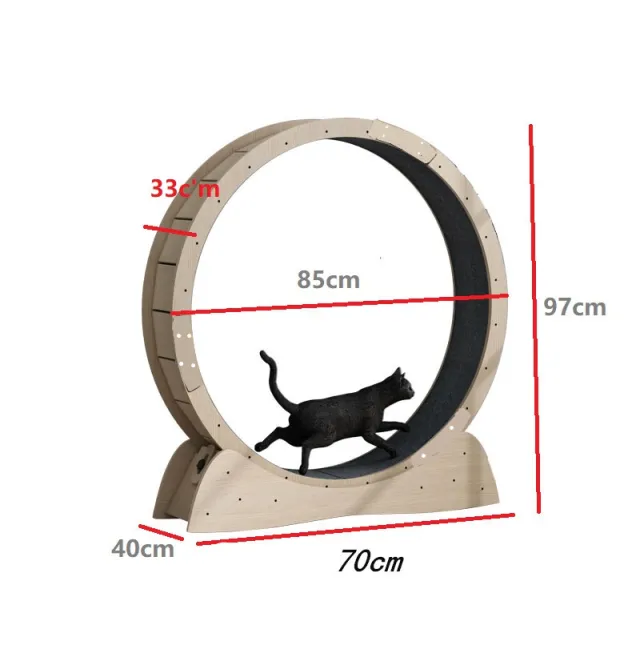 Cat Silent Treadmill Roller Large Weight Loss Exercise Multilayer Board - Shop at LoveMi