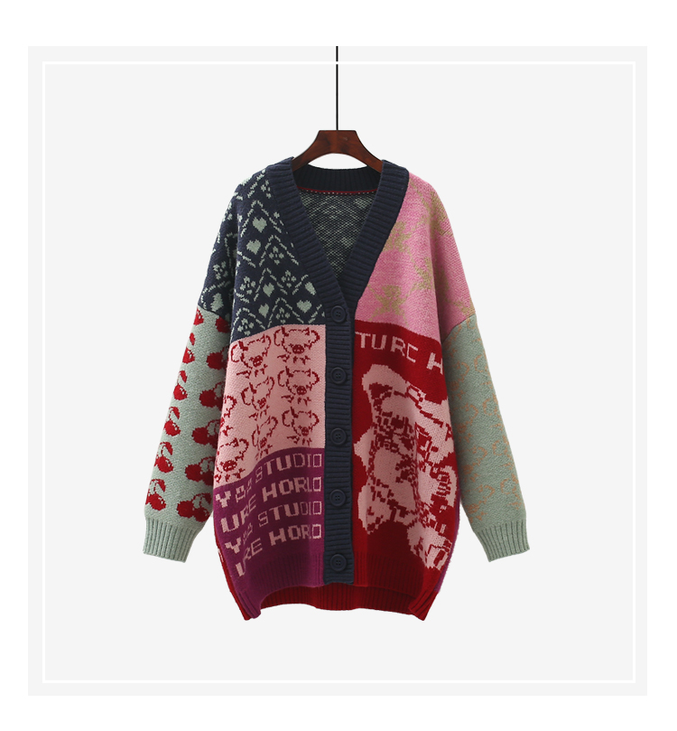 Women's Mid-length Sweater Coat