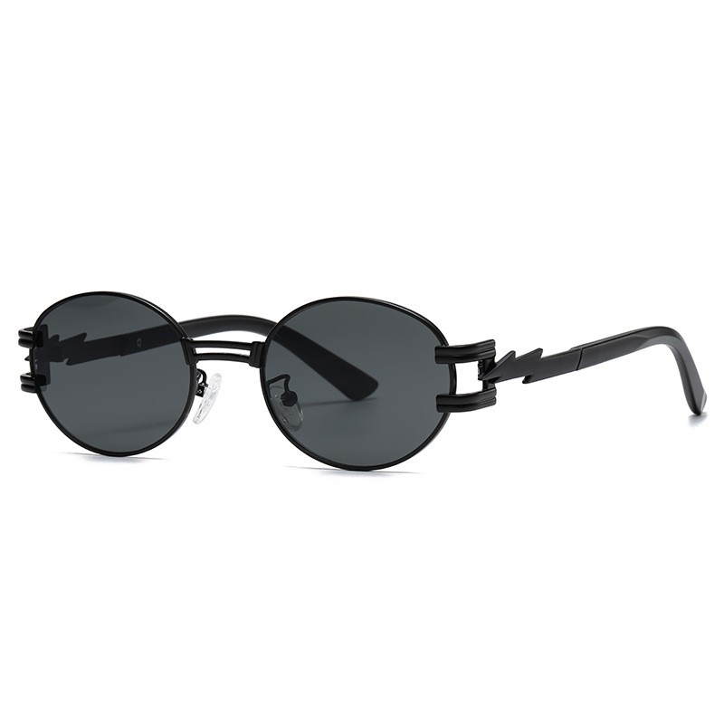 Title 2, Round Frame Trendy Sun Protection Sunglasses