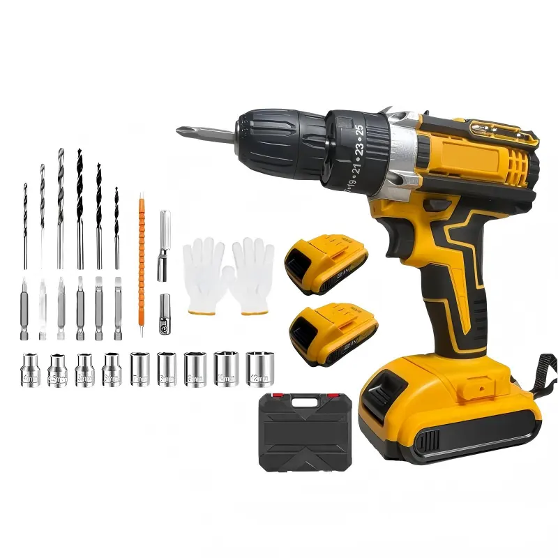 21V Cordless Drill Driver & Screwdriver Set