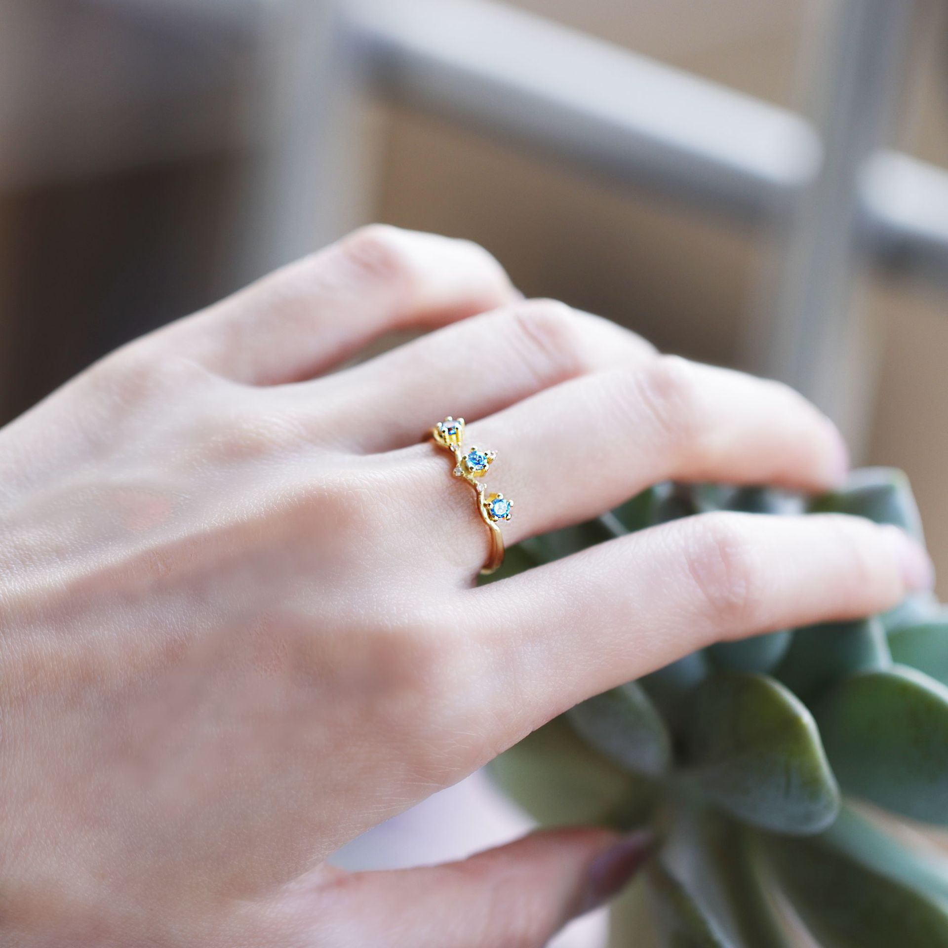 Title 5, Bague en argent S925 pour femme, lumière japona...