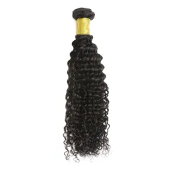 Real Human Hair Extension Hair Curtain Curved Hair Curtain - Black - View 1