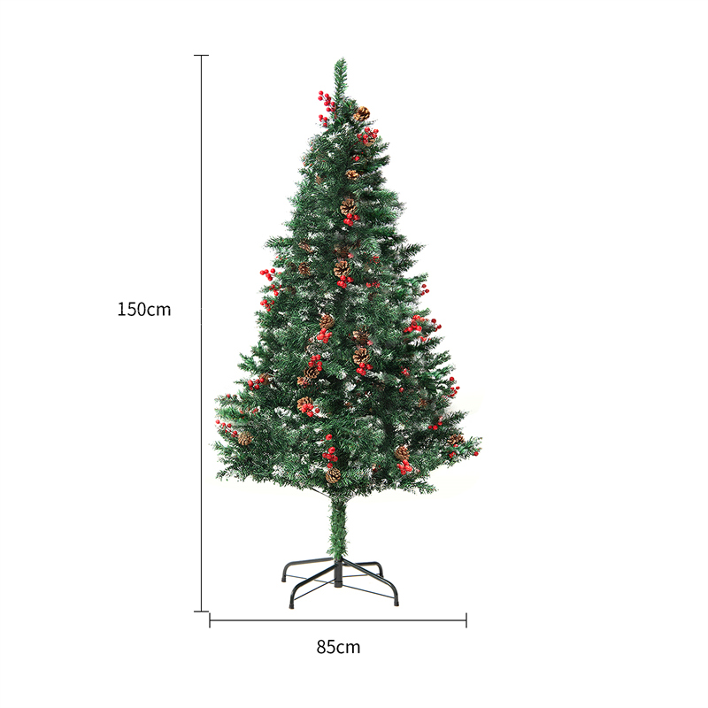 Christmas Tree PVC Artificial Snow Mall Window Decoration Cedar Christmas Decoration Supplies