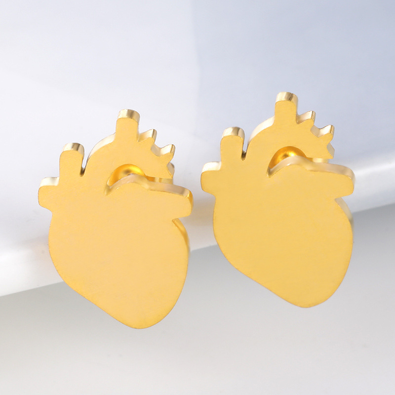 Amazon's New Earrings Heart Earrings Simple