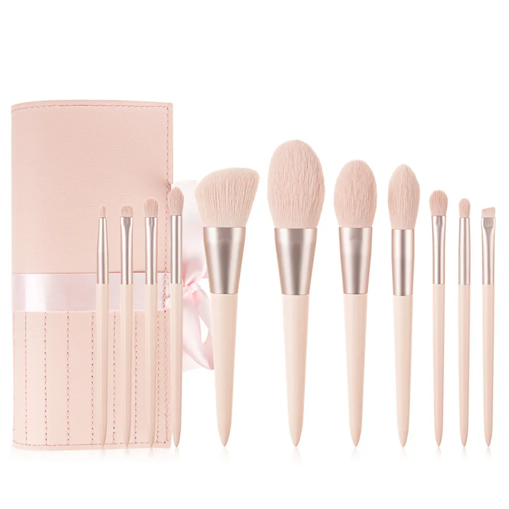 Make-up Kit Beauty Brush Girl - 11Pink Ribbon Powder Bags