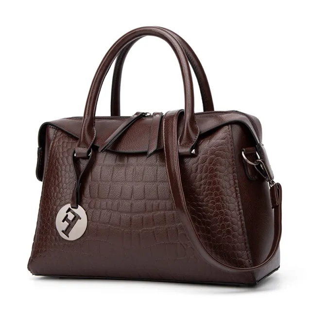 Handbag Pattern Pillow Bag Fashion Trendy Handbag Factory Shoulder Bag Coffee - Shop at LoveMi