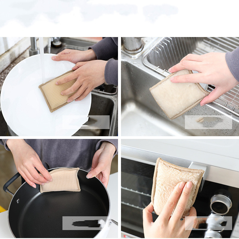 Title 3, Cleaning Sponge Wipe Household Dishwashing Arti...