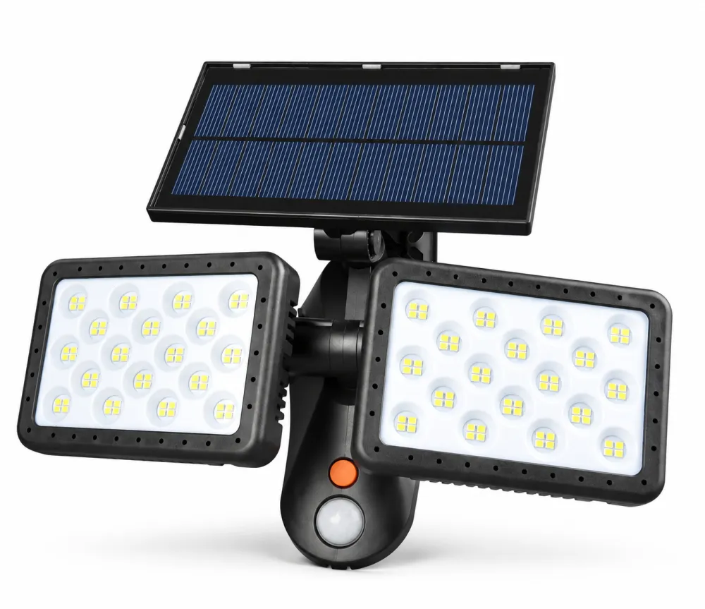 Solar Powered Rechargeable Motion Sensor Waterproof LED Work Light For Auto Repair W770A IP65 Street