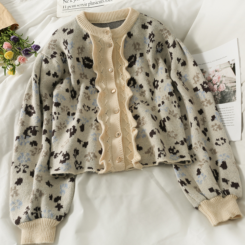 Girl Loose Lazy College Style Cardigan Coat - Image 16