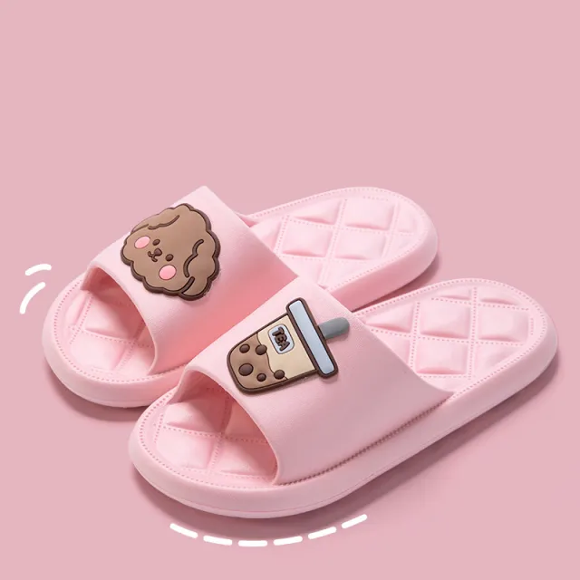Women's Fashion Simple External Wear Indoor Slippers Pink - Shop at LoveMi