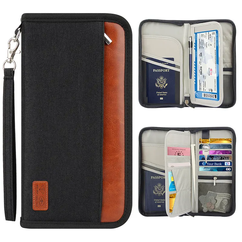 Large Capacity Multifunctional Long Anti-theft Swipe ID